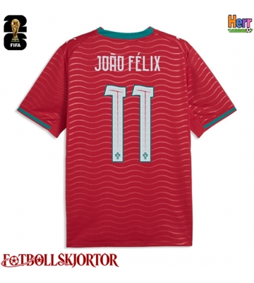 Portugal Joao Felix #11 Hemmatröja VM 2026 Kortärmad